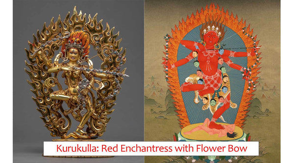 Dakini Kurukulla Red Enchantress with Flower Bow