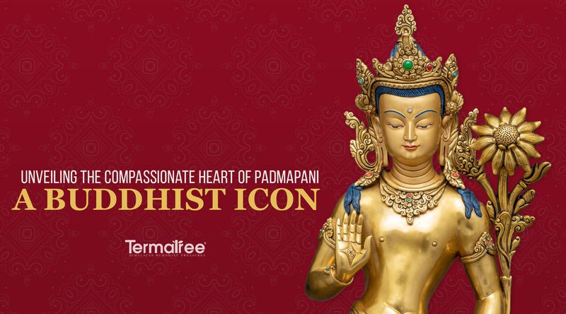 Unveiling the Compassionate Heart of Bodhisattva Padmapani: A Buddhist Icon