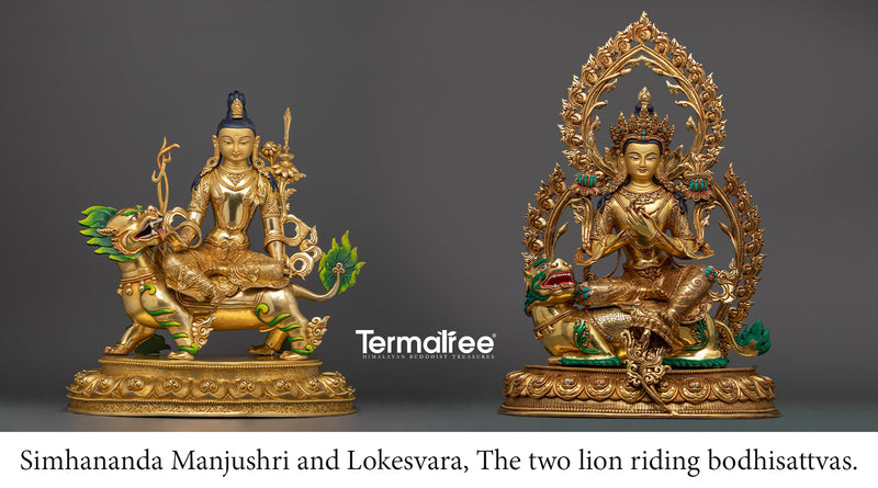 A Complete History and Truth About Simhada Manjushri and Simhada Lokesvara