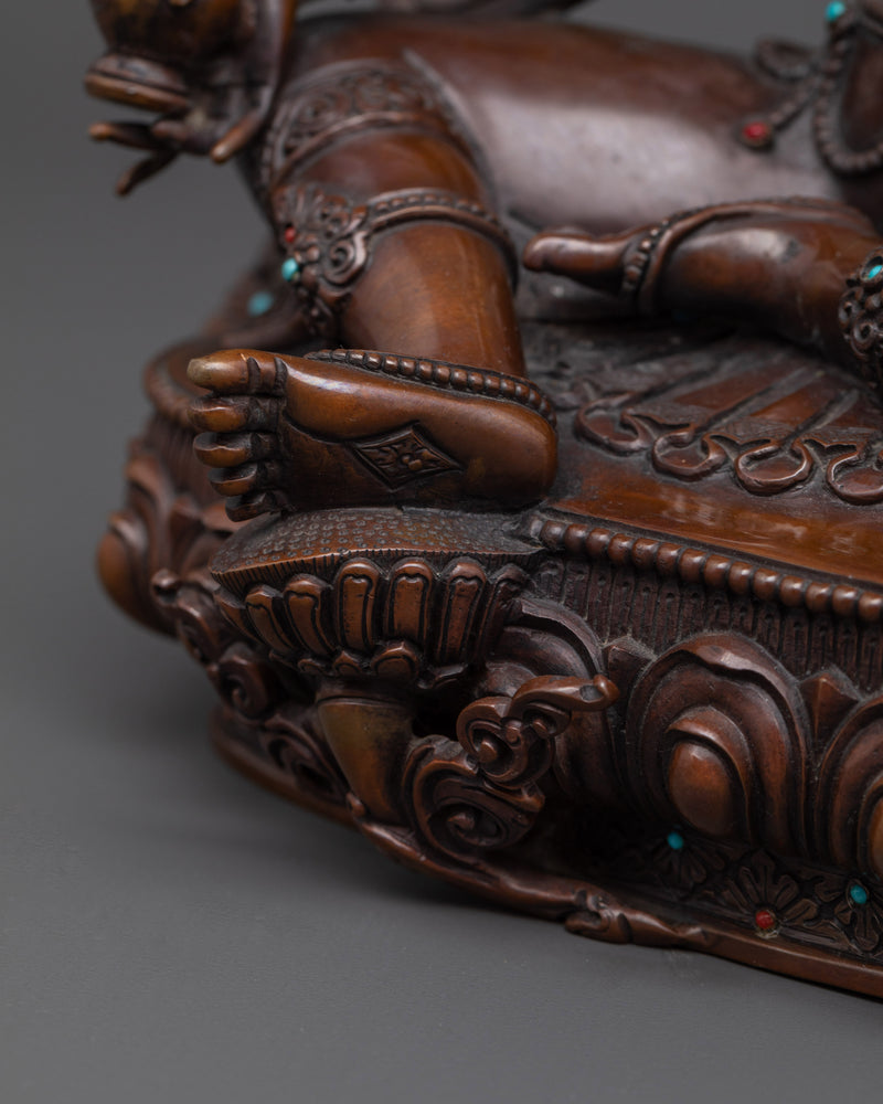 Red Tara Oxidized Statue | The Compassionate Protector of Power and Magnetism