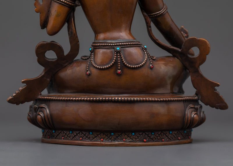 Red Tara Oxidized Statue | The Compassionate Protector of Power and Magnetism