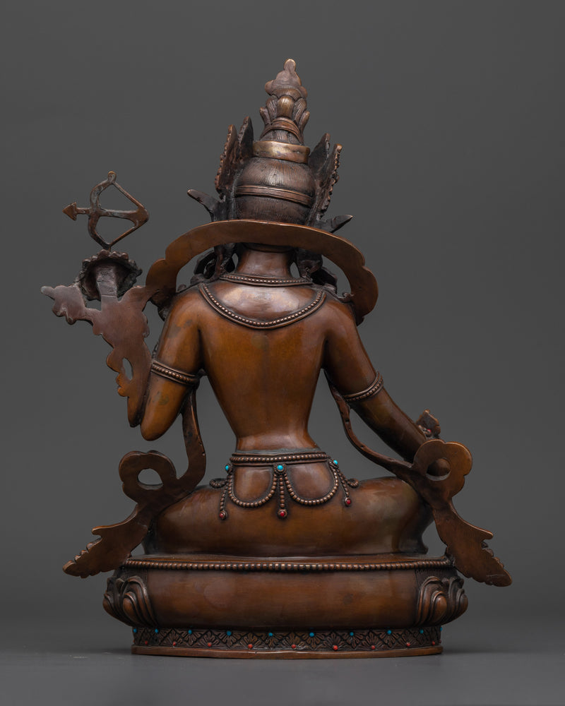 Red Tara Oxidized Statue | The Compassionate Protector of Power and Magnetism