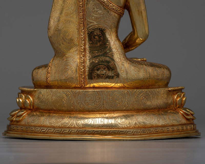 Three Crown Buddhas Statue | 24K Gold-Gilded Symbols of Enlightened Mastery