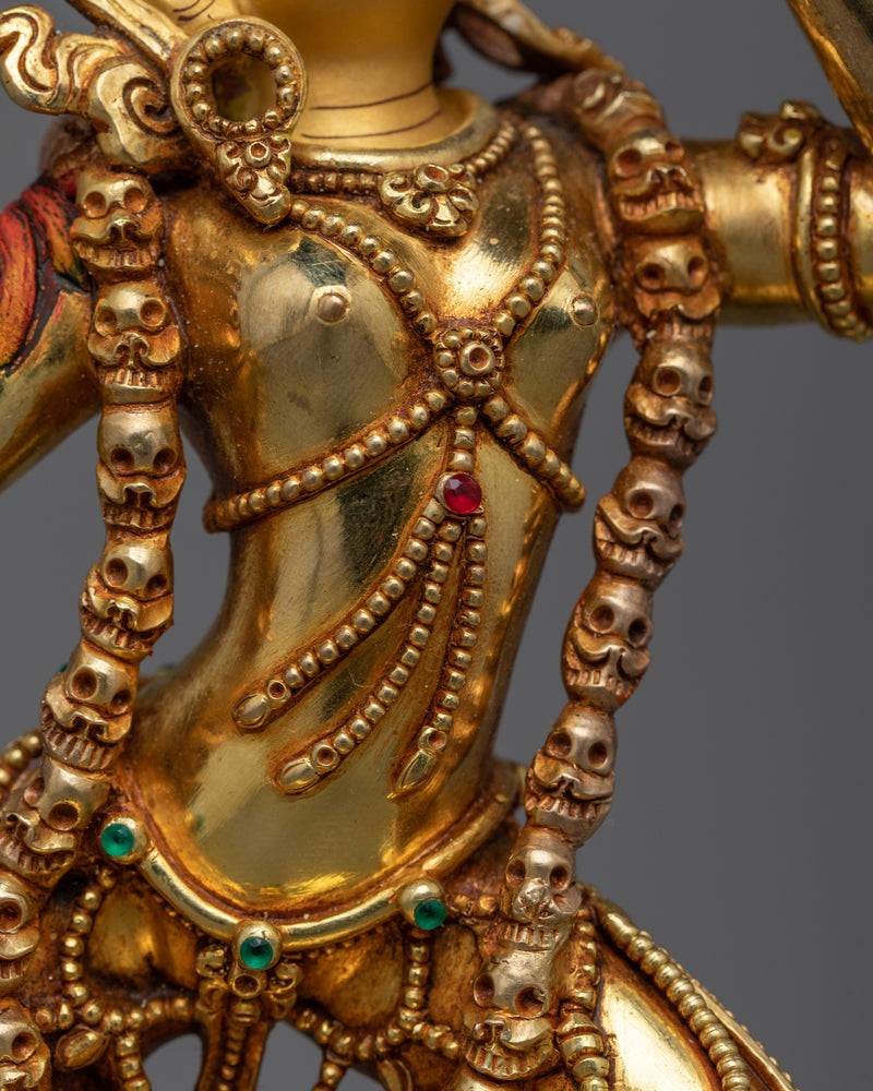 Vajrayogini Gold-Gilded Statue | Symbol of Transcendental Power