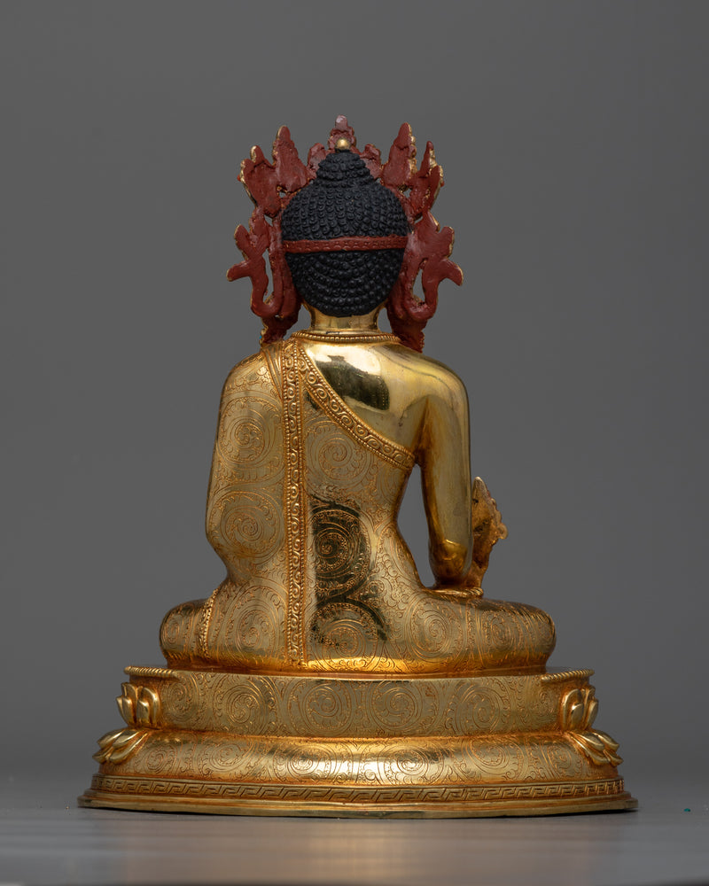 Crown Medicine Buddha Sculpture