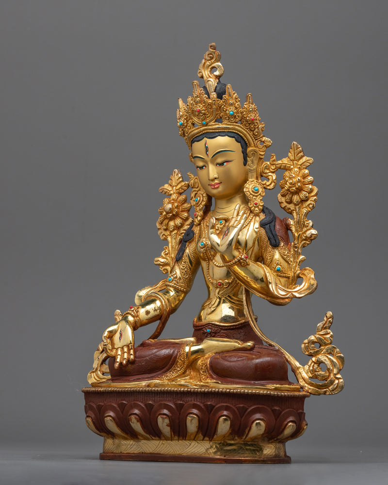 White Tara Statue