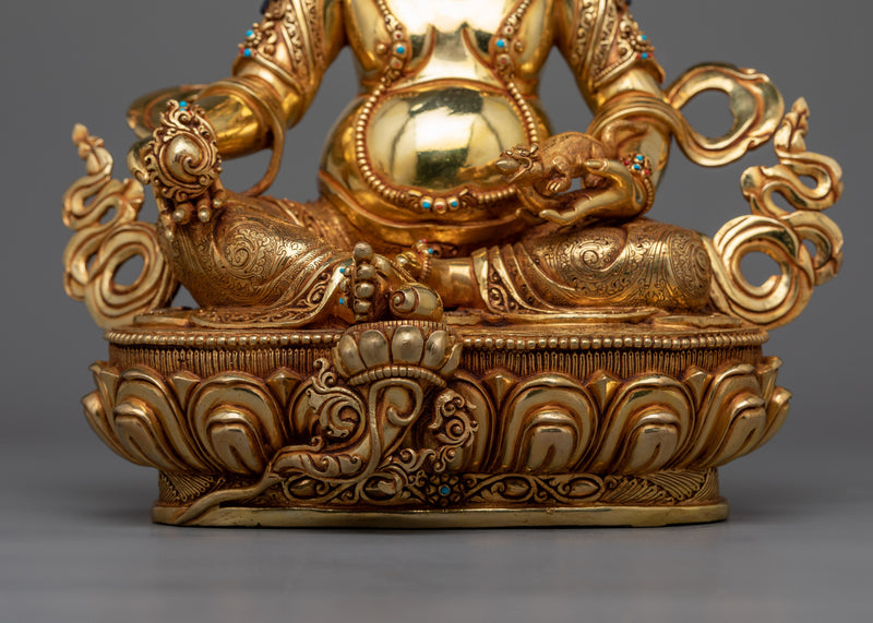 Wealth Giving Deity Dzambhala Figure | Deity of fortune and wealth