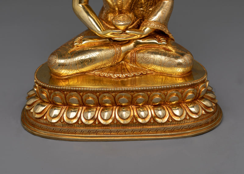 Crown Amitabha Buddhah Statue | Handcrafted Symbol of Infinite Light