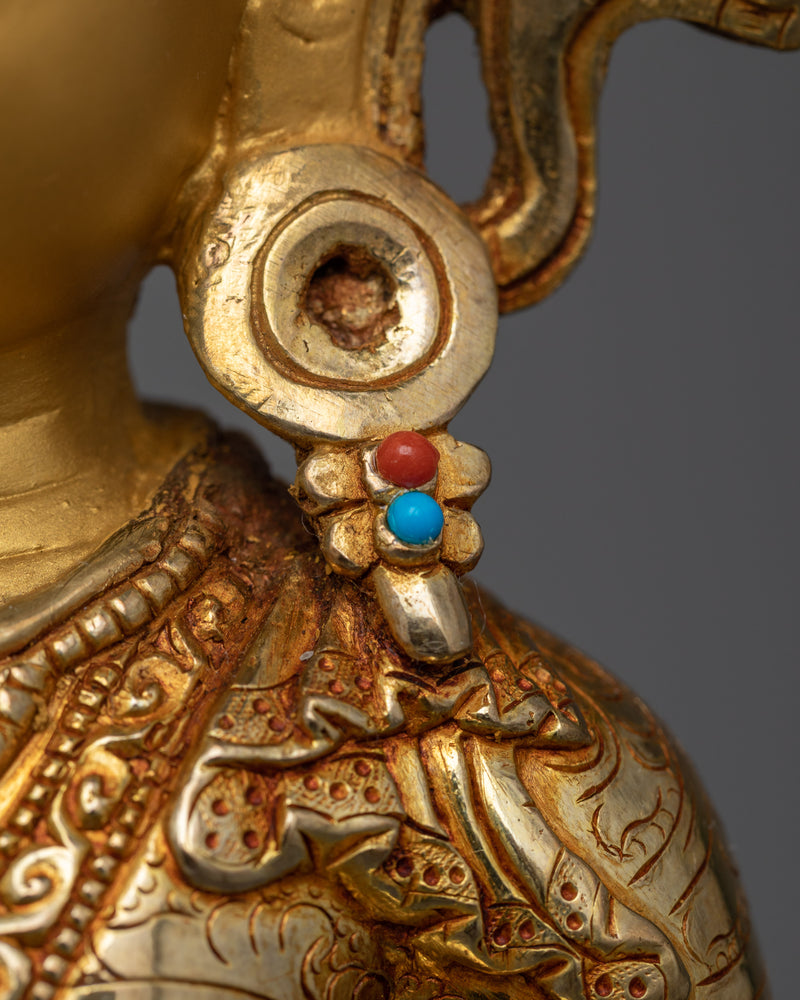 Crown Amitabha Buddhah Statue | Handcrafted Symbol of Infinite Light