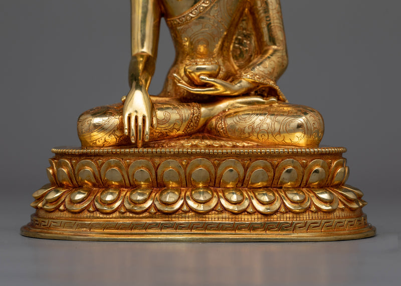 Spiritual Home Decor of Crown Shakyamuni Buddha | Majestic Spiritual Decor