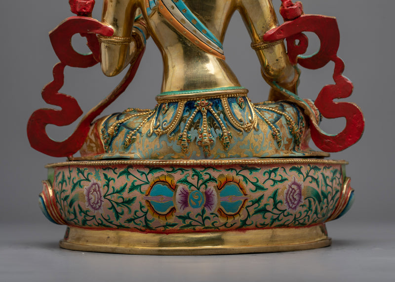 The Beautiful Green Tara Sculpture | Embrace Compassion and Protection