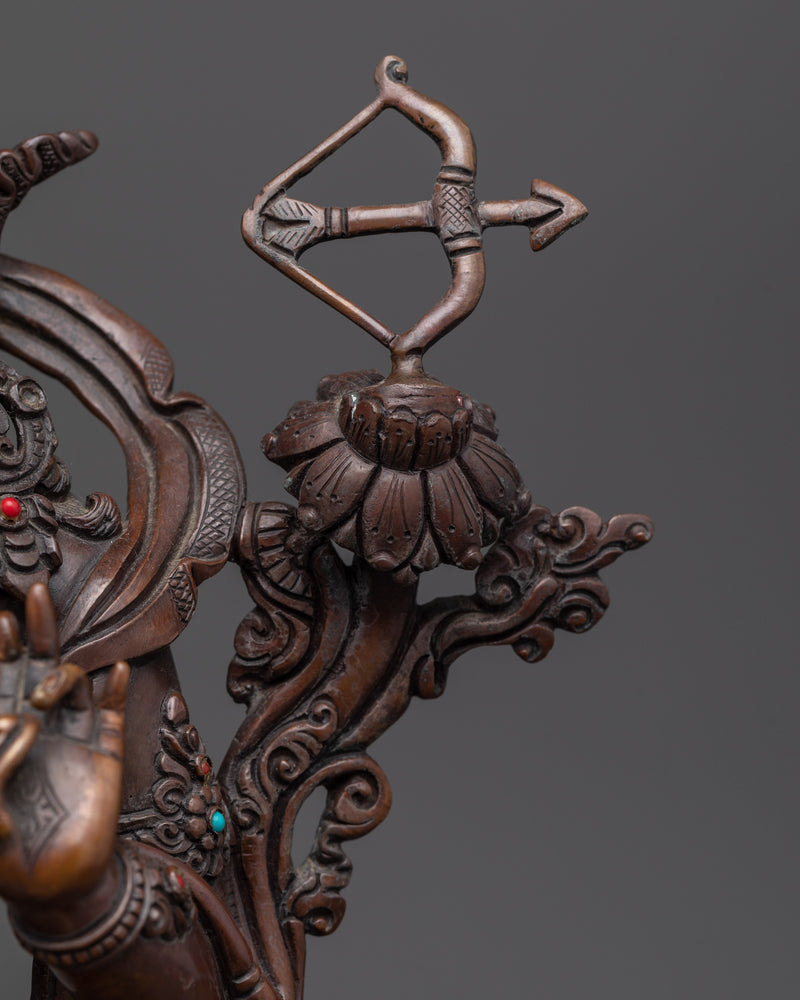 Red Tara Oxidized Statue | The Compassionate Protector of Power and Magnetism