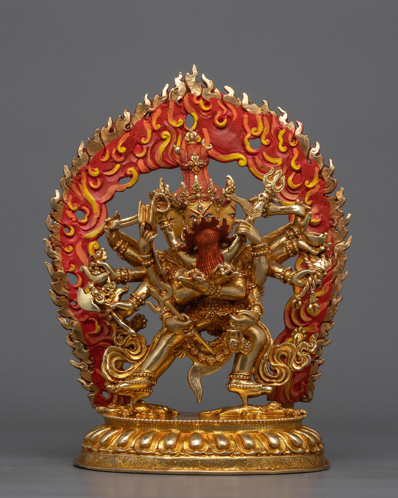 Twelve-Armed Chakrasamvara Statue