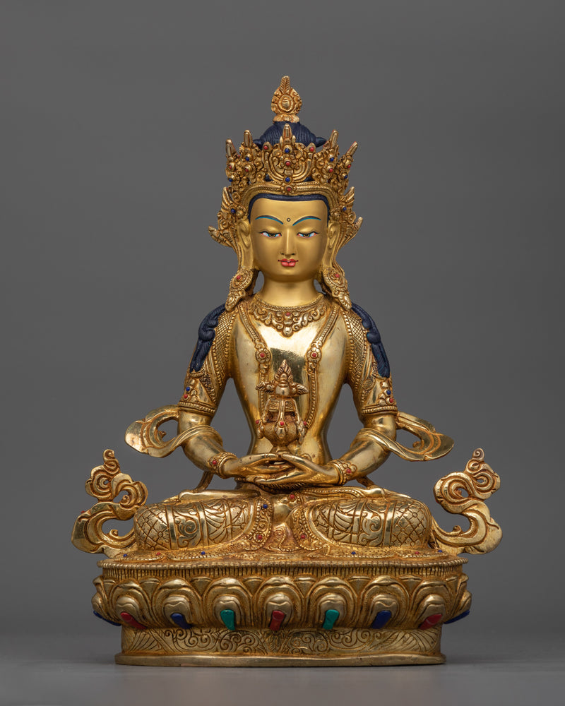 gold-gilded-amitayus-statue-for-shrine