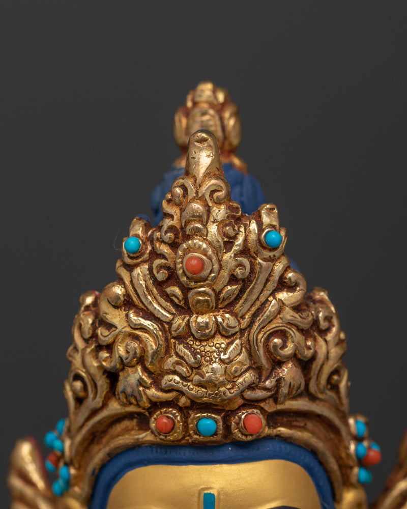 Standing Lokeshwor with Regal Throne | The Bodhisattva of Compassion