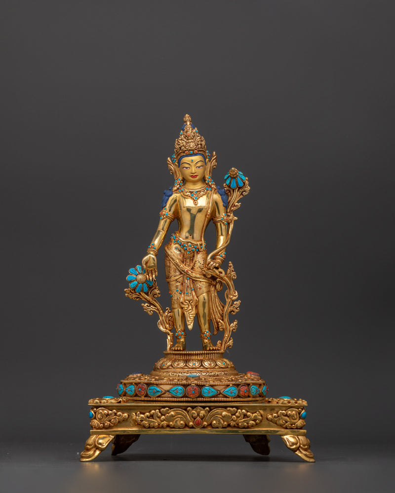 Standing Lokeshwor with Regal Throne | The Bodhisattva of Compassion