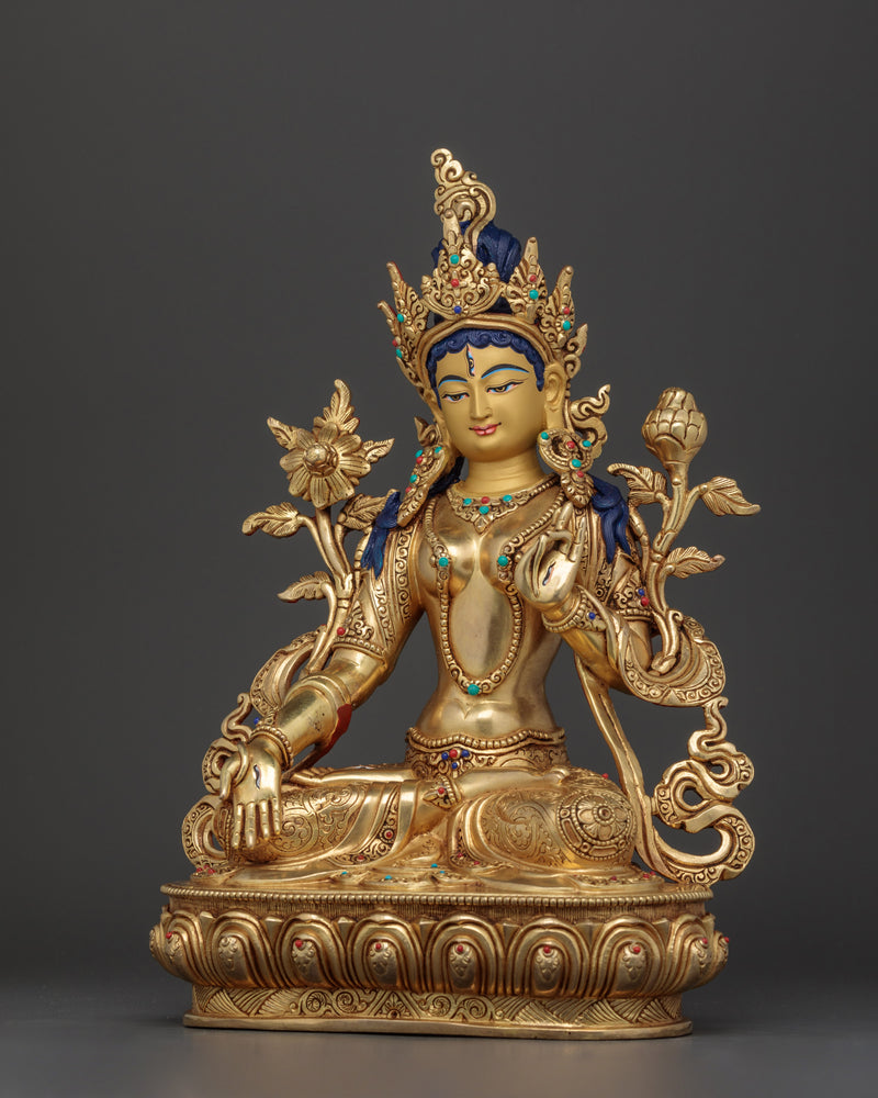 white-tara-beautiful-copper-statue