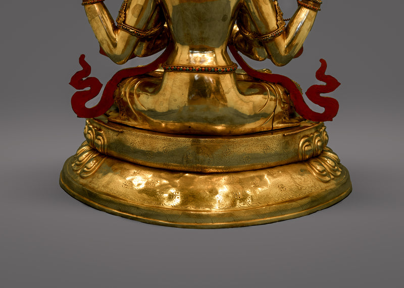 Exquisite Avalokiteswara Figure | Radiate Divine Compassion and Wisdom