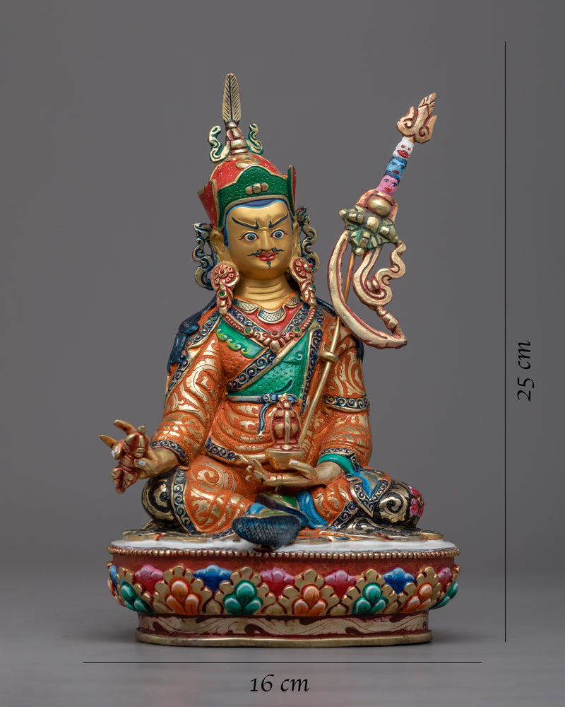 Om Ah Hum Vajra reciting Guru Statue | Celebrate the Essence of Guru Rinpoche's Enlightened Energy