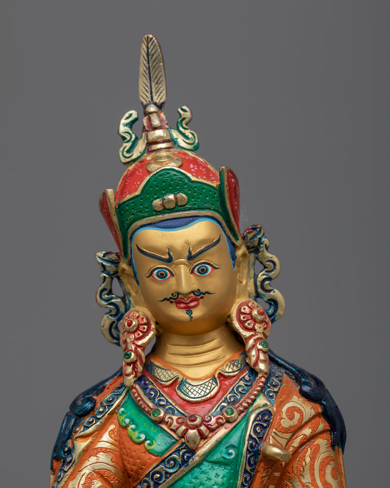 Om Ah Hum Vajra reciting Guru Statue | Celebrate the Essence of Guru Rinpoche's Enlightened Energy