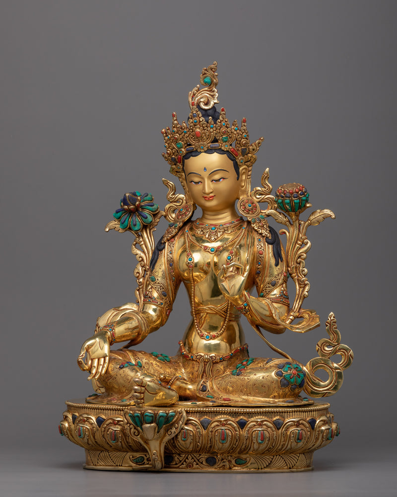 Green Tara Images | The Swift Liberator and Compassionate Protector