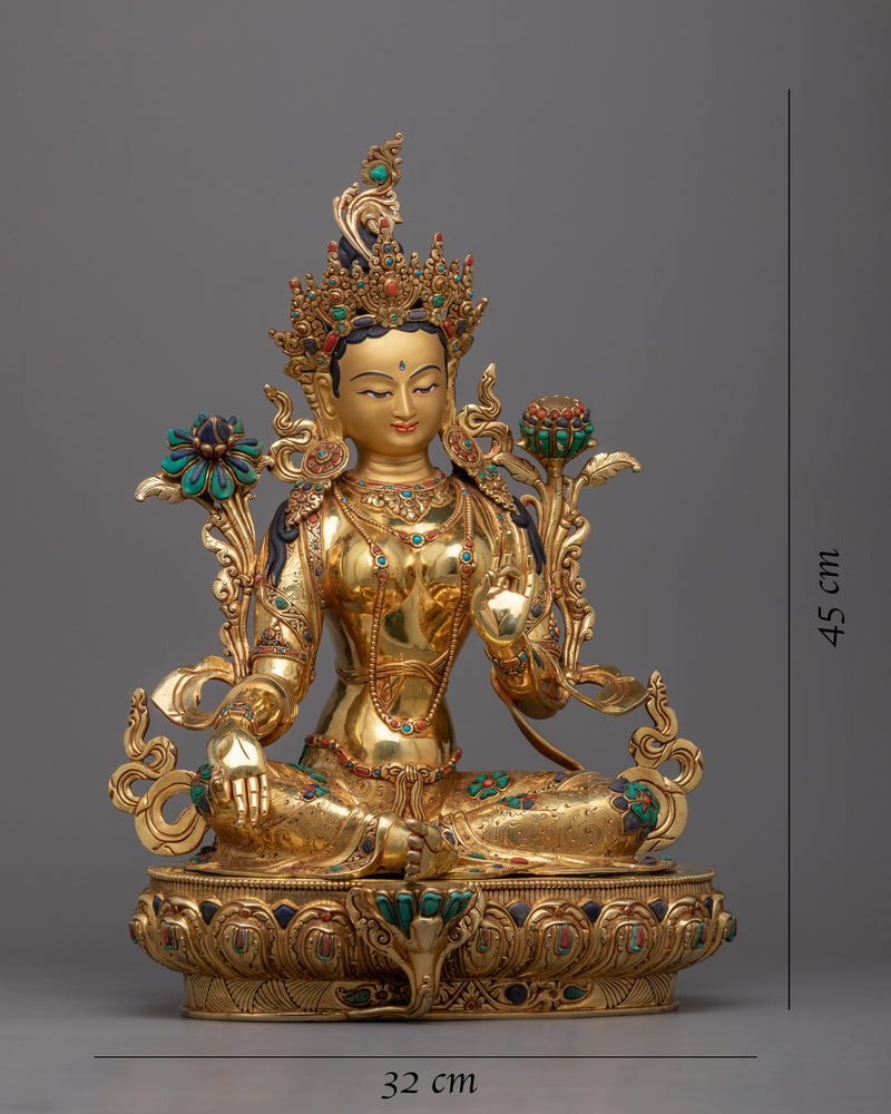 Green Tara Images | The Swift Liberator and Compassionate Protector