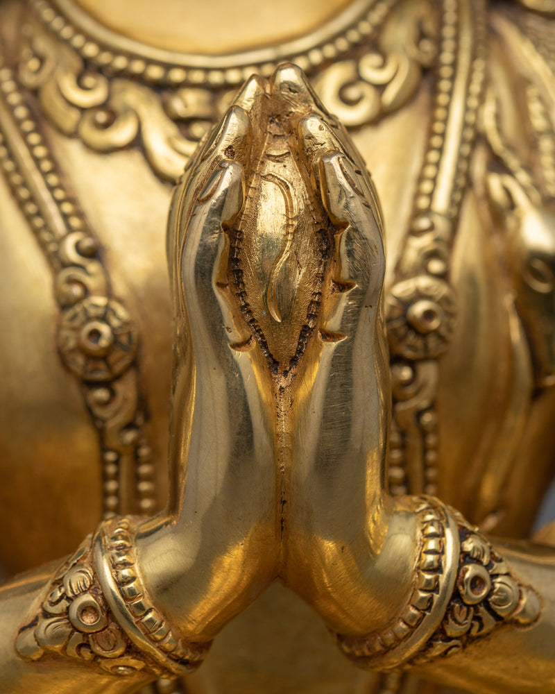 Bodhisattva Avalokiteshvara Statue | Chenrezig, "One who looks with unwavering eye"