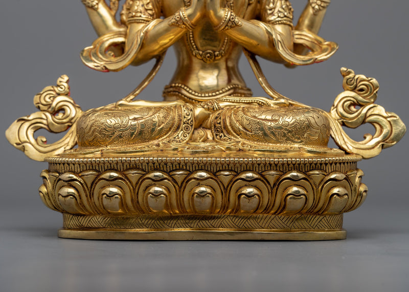 Bodhisattva Avalokiteshvara Statue | Chenrezig, "One who looks with unwavering eye"