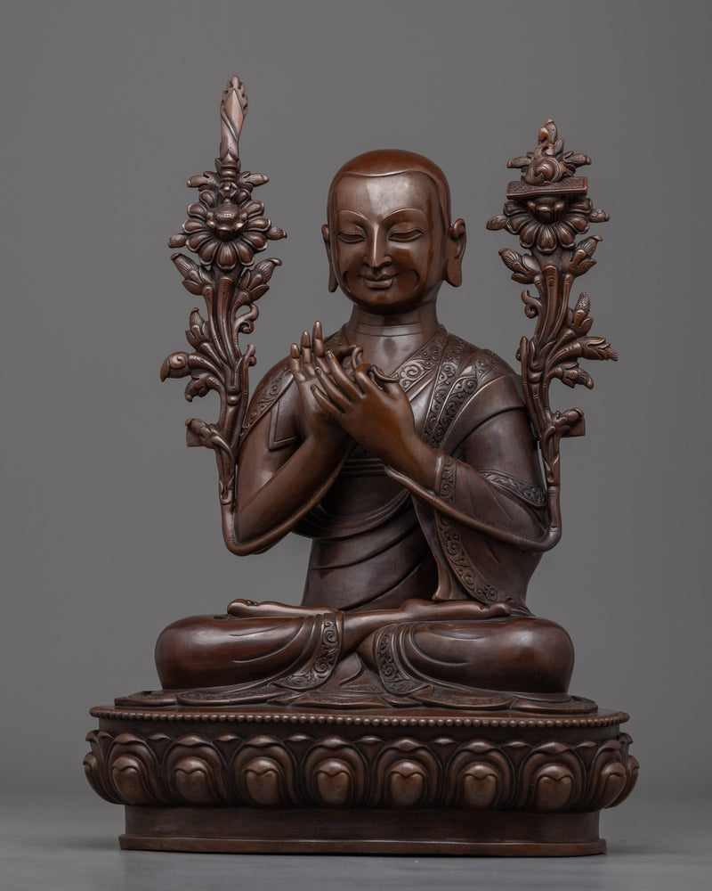 Tsongkhapa Statue with Two Disciple | A Perfect Spiritual Addition to Your Space