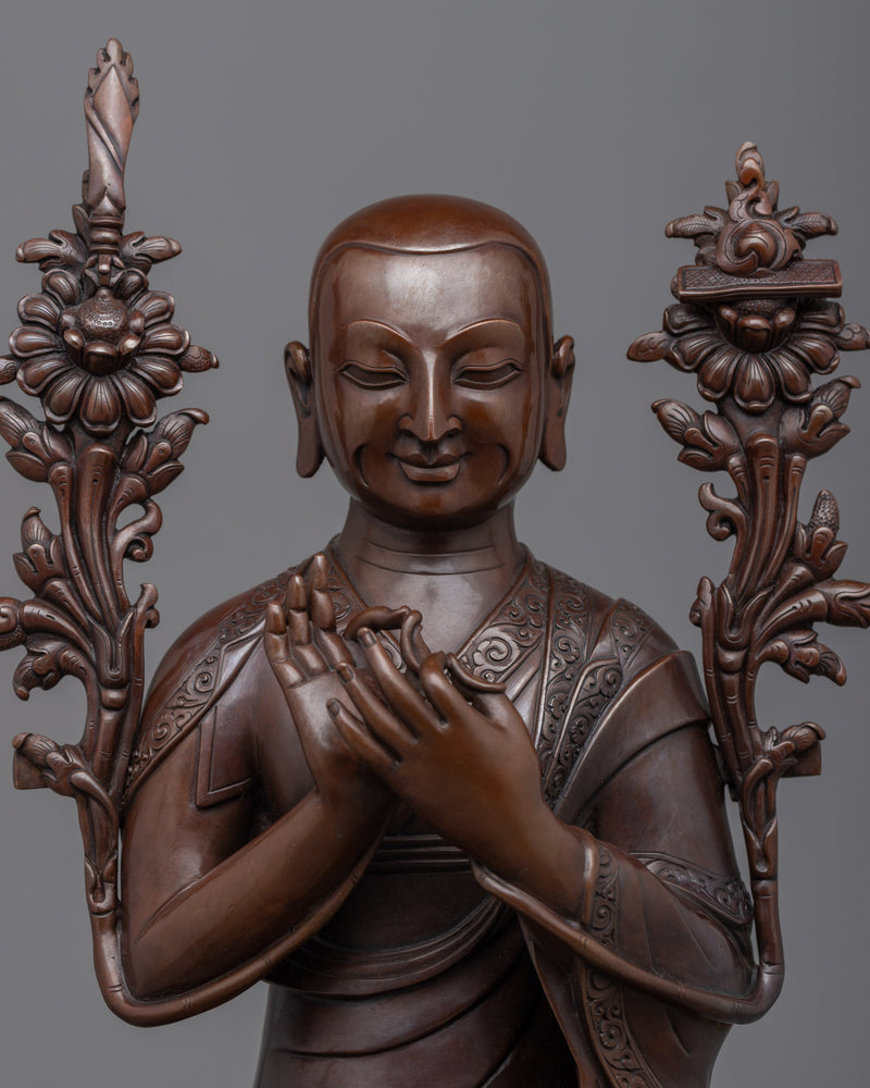 Tsongkhapa Statue with Two Disciple | A Perfect Spiritual Addition to Your Space