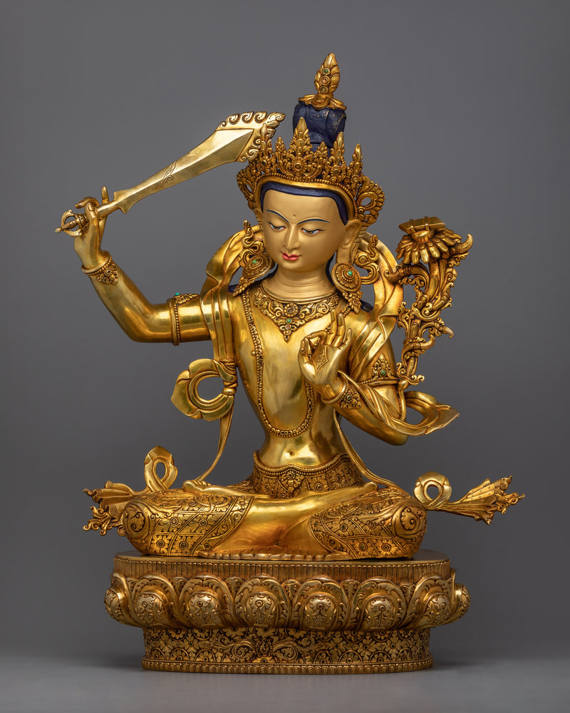 Vajrayana Buddhism Wisdom Deity "Manjushri" | The Beacon of Wisdom