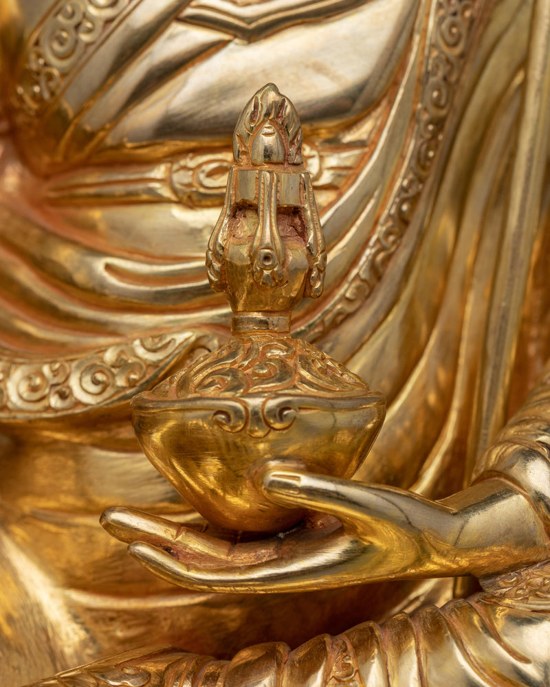 Guru Rinpoche Wish Fulfilling Prayer | Attain Spiritual Harmony From Buddhist Sculpture