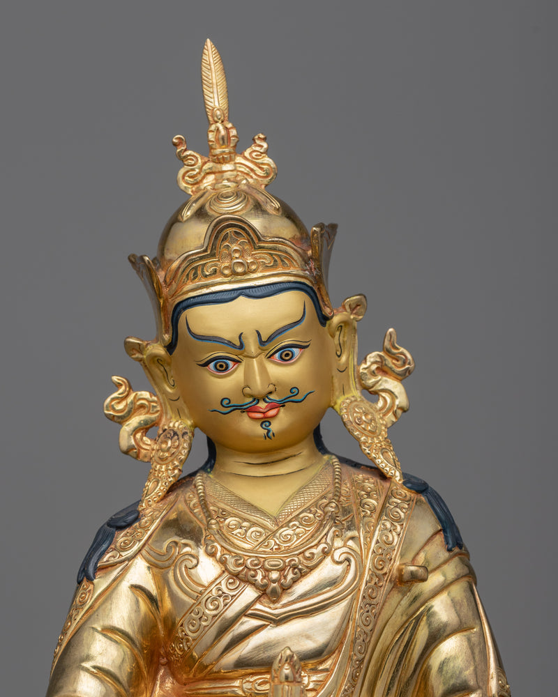 Guru Rinpoche Wish Fulfilling Prayer | Attain Spiritual Harmony From Buddhist Sculpture