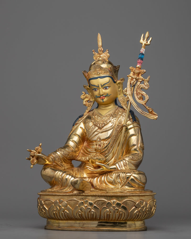 Guru Rinpoche Wish Fulfilling Prayer | Attain Spiritual Harmony From Buddhist Sculpture