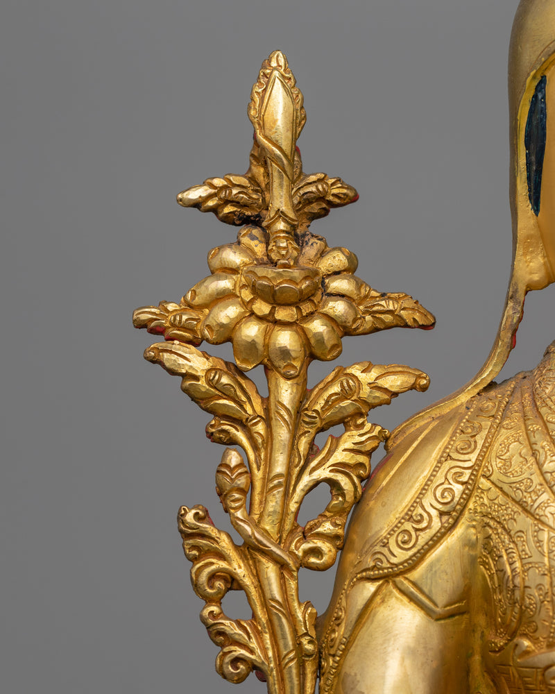 Exquisite Longchenpa Statue | Nepal's Craftsmanship and Buddhist Spirituality