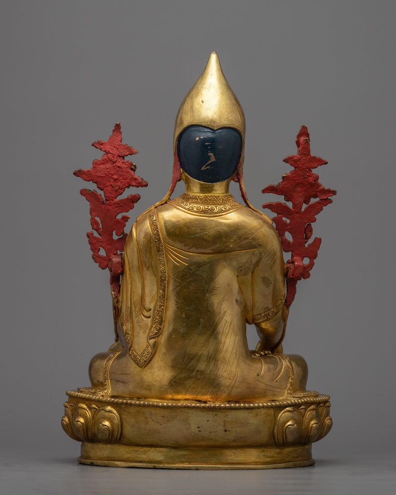 Exquisite Longchenpa Statue | Nepal's Craftsmanship and Buddhist Spirituality