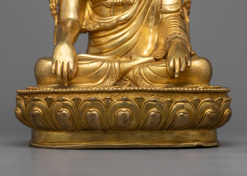 Exquisite Longchenpa Statue | Nepal's Craftsmanship and Buddhist Spirituality