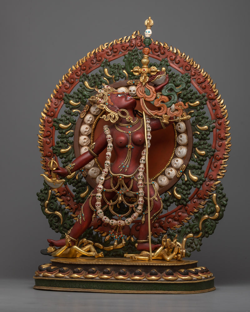 Vajrayogini Dakini Statue | Traditional Himalayan Buddhist Art