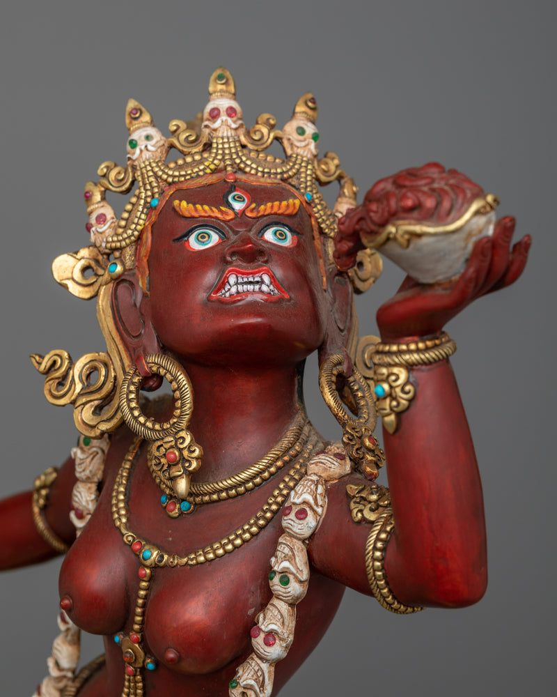 Vajrayogini Dakini Statue | Traditional Himalayan Buddhist Art