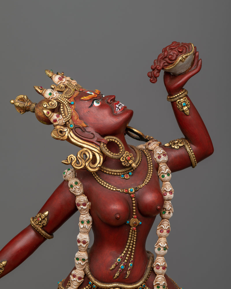 Vajrayogini Dakini Statue | Traditional Himalayan Buddhist Art