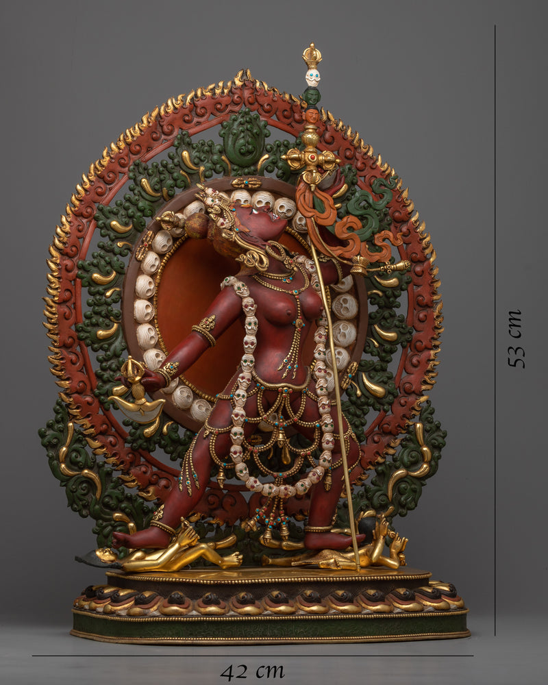 Vajrayogini Dakini Statue | Traditional Himalayan Buddhist Art