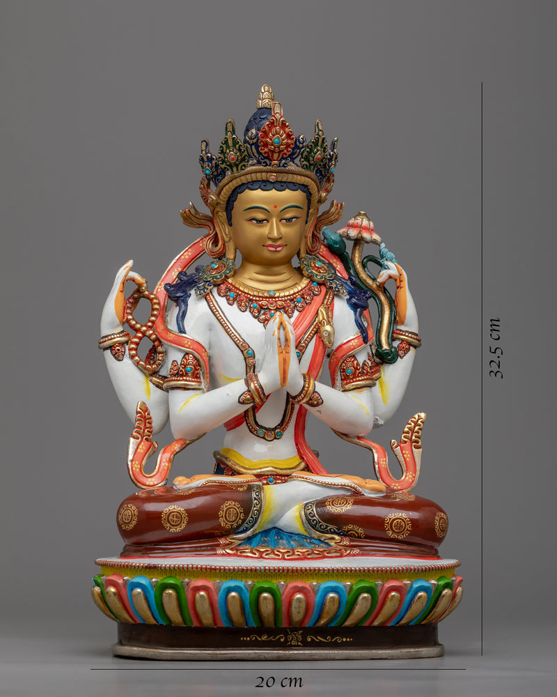 Chenrezig Meditation Practice | Chenrezig Statue: An Epitome of Compassion and Serenity