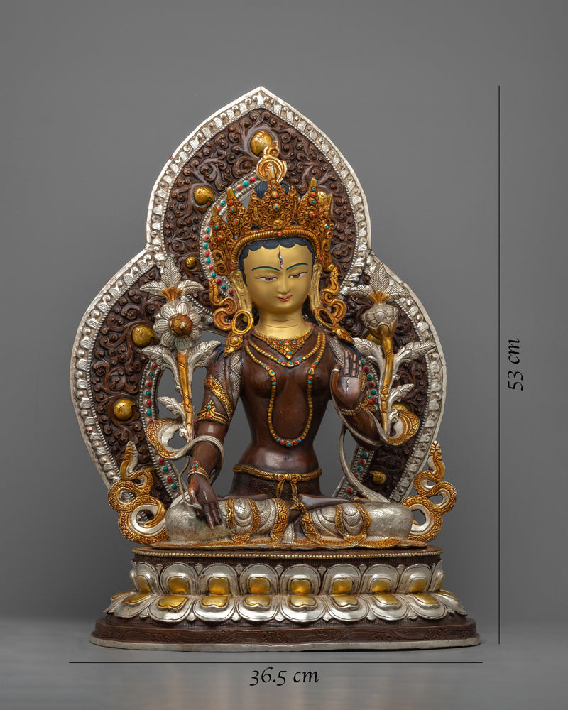 White Tara Goddess of Compassion | Enlighten Your Space with Our Sculpture