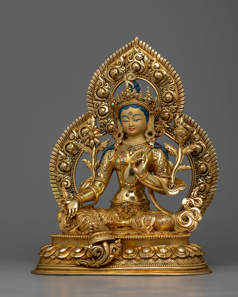 Invite Prosperity with Our Green Tara Tara Statue | Himalayan Art