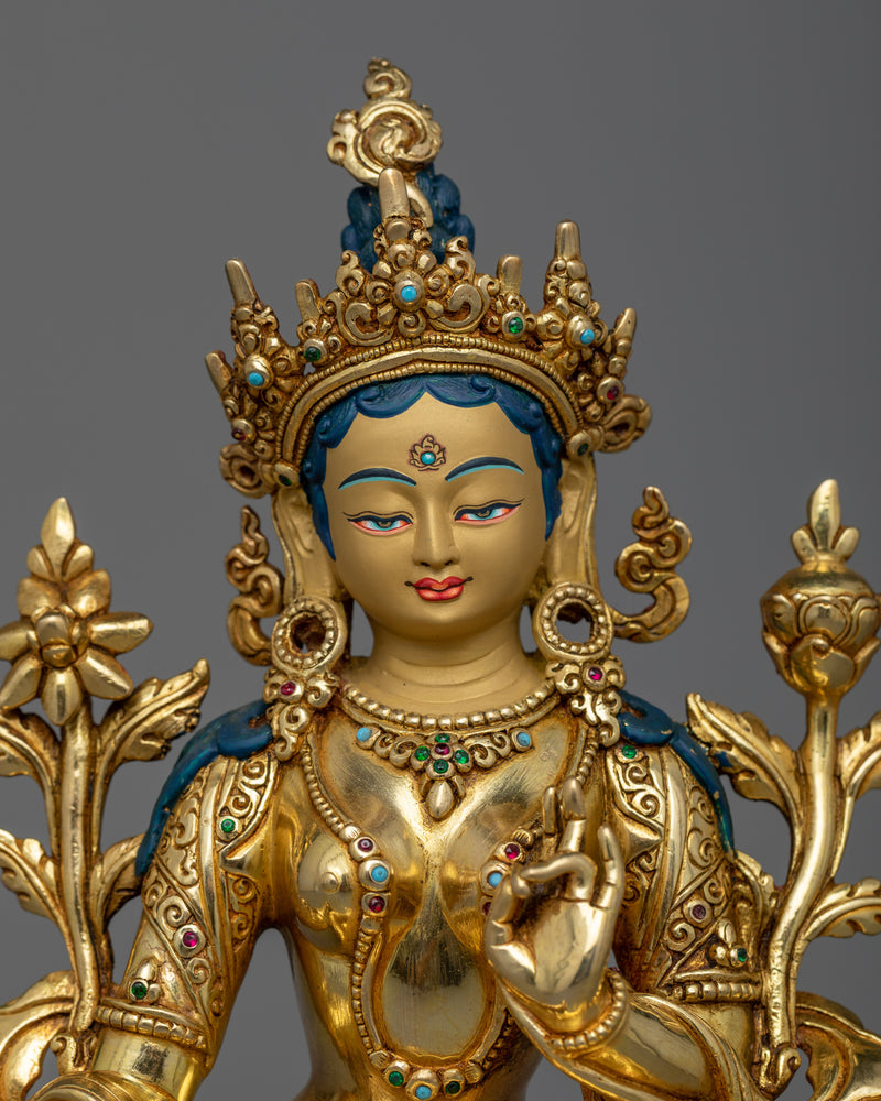 Invite Prosperity with Our Green Tara Tara Statue | Himalayan Art