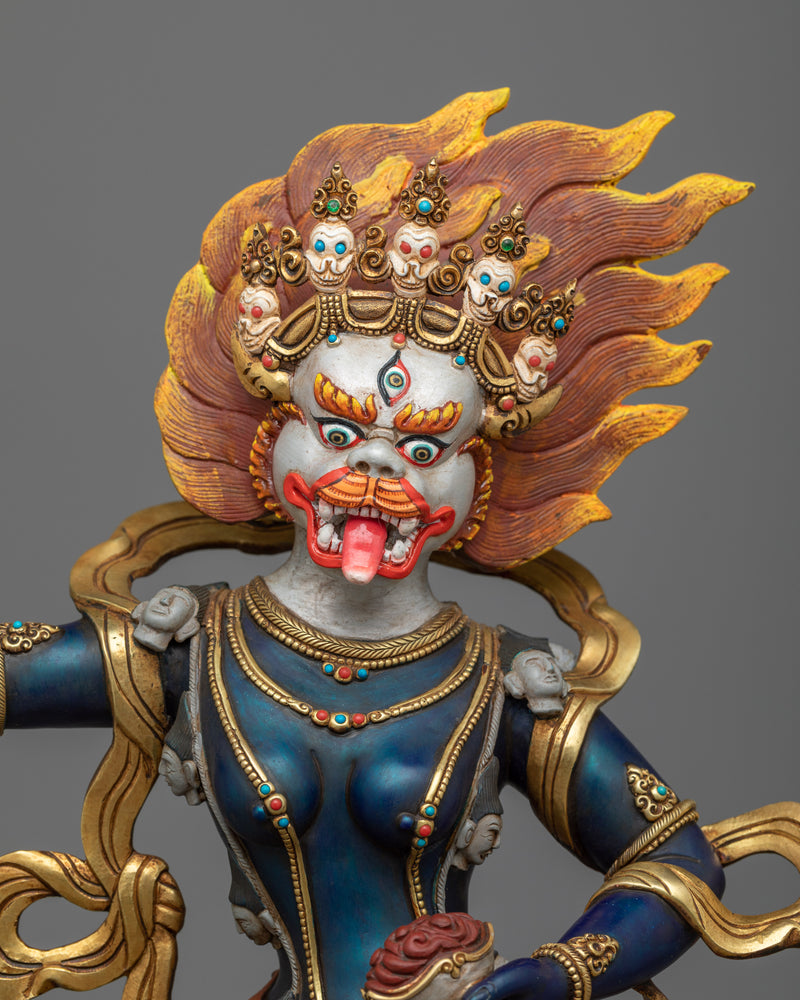 Our Simhamukha Dakini Statue | Traditionally Handcrafted Sculpture