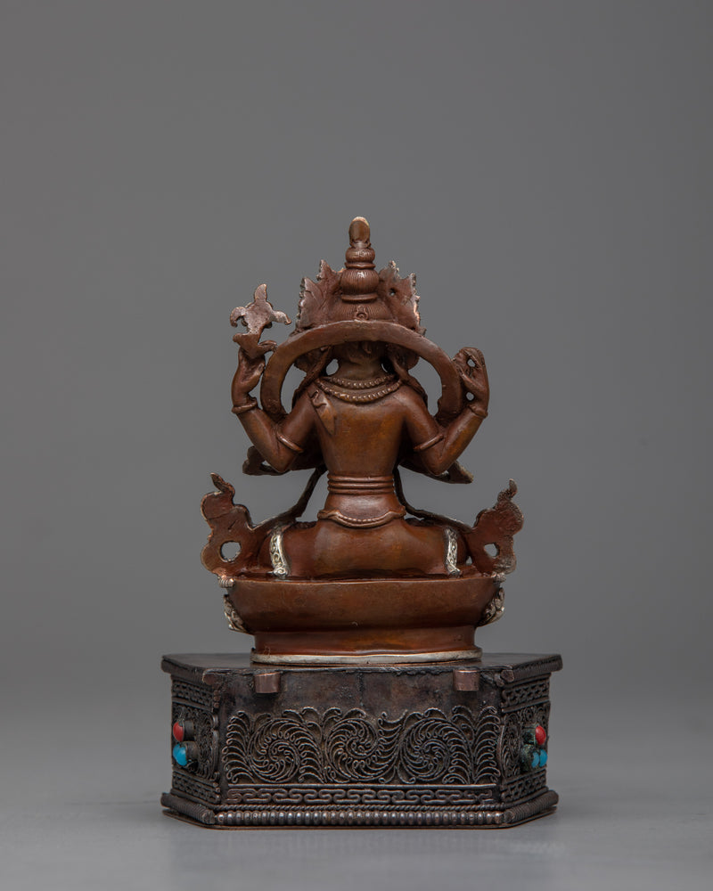 The Chenrezig Practice Mini Statue | Experience Divine Compassion