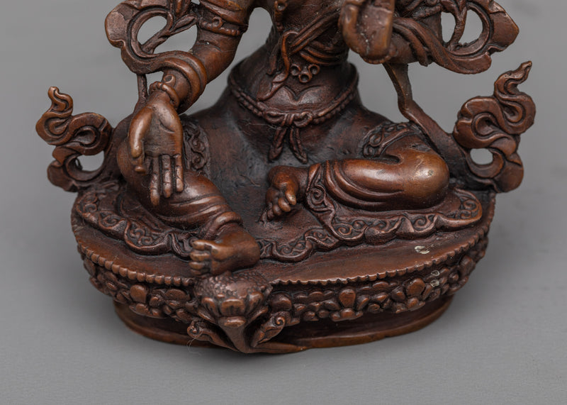 A Green Tara Statue Made with Machine for Details | Buddhism Compassion Goddess