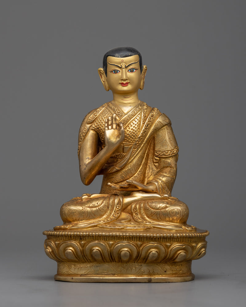 Lama Tsongkhapa Statue with Disciples | An Symbol of Spiritual Guidance and Wisdom