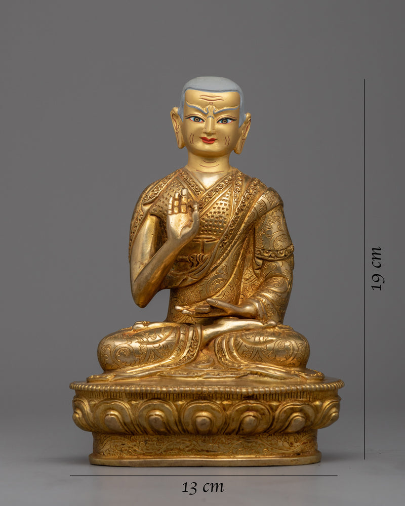 Lama Tsongkhapa Statue with Disciples | An Symbol of Spiritual Guidance and Wisdom